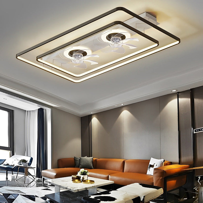 Rectangular Bladeless Ceiling Fan