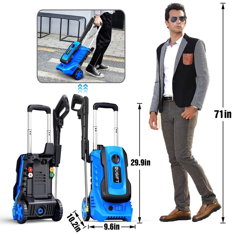 Portable Pressure Washer with Water Tank