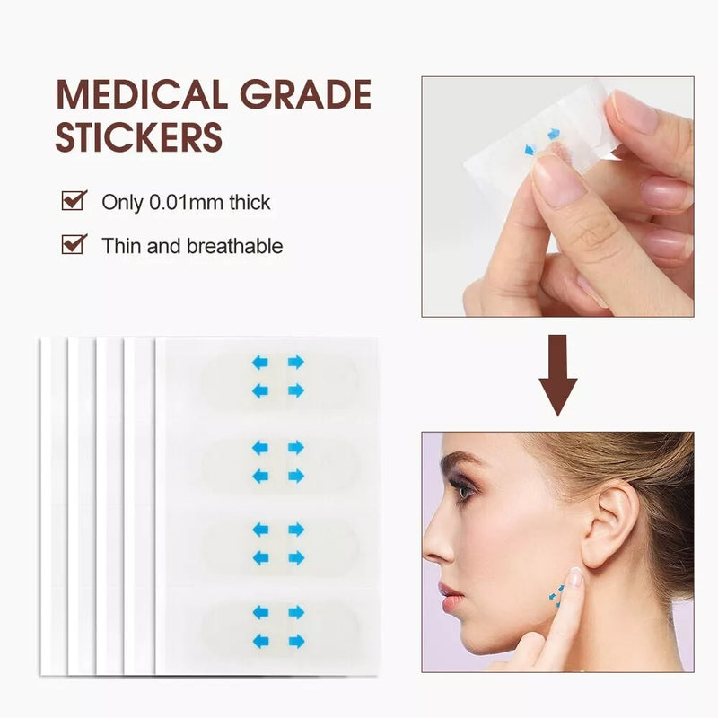 Invisible Face Lifter Tape Instant Lift & Slimming (160 Pcs)