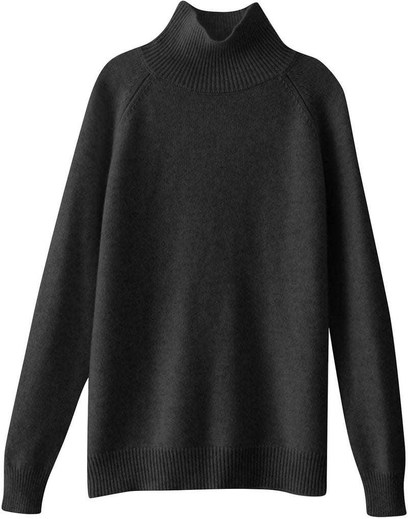 Women's Chunky Knit Mock Turtleneck Sweater