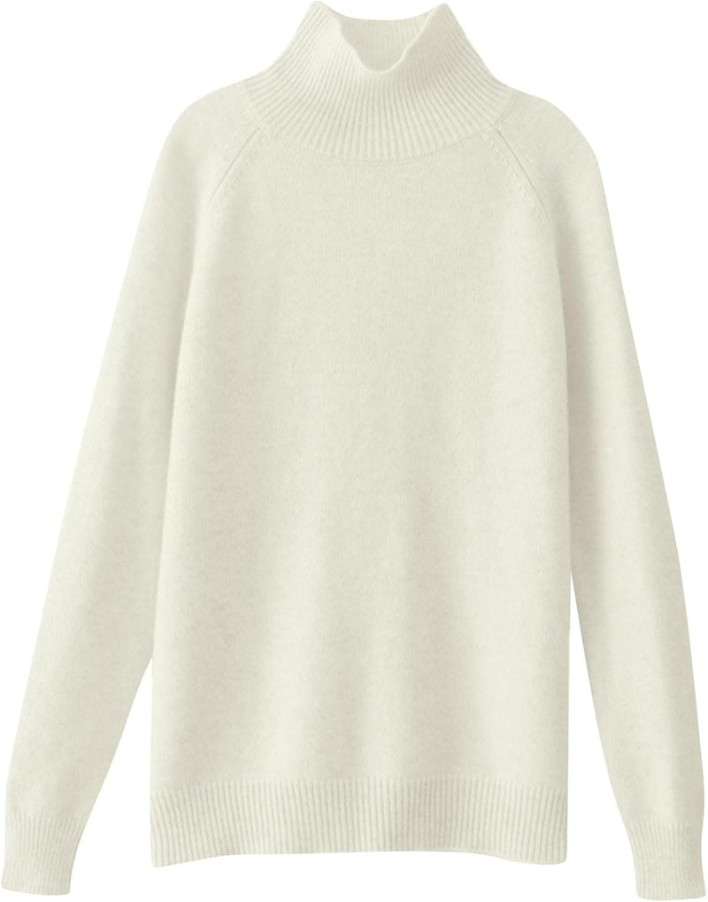 Women's Chunky Knit Mock Turtleneck Sweater