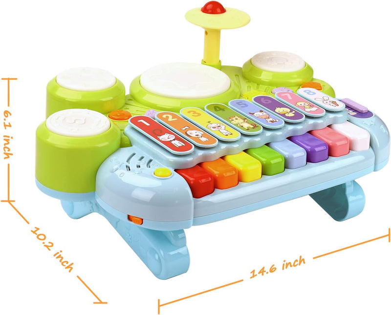 Musikspielzeug für Babys – Klaviertastatur, Xylophon, Schlagzeug