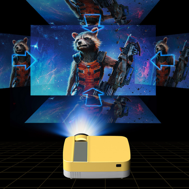 Portable HD Mini Smart USB Projector for Multi-Device Connectivity