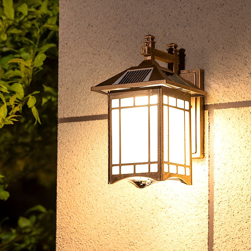 LED Retro Vintage Solar Wall Lamp