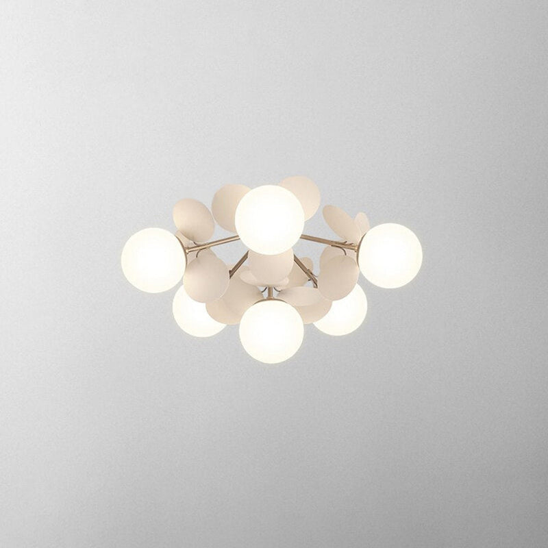 Multicolored Flower Branch Chandelier Living Room