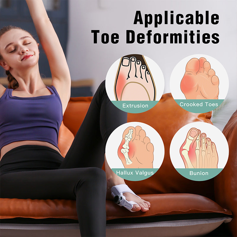 Premium 3D Knob Bunion Corrector for Pain Relief and Toe Alignment