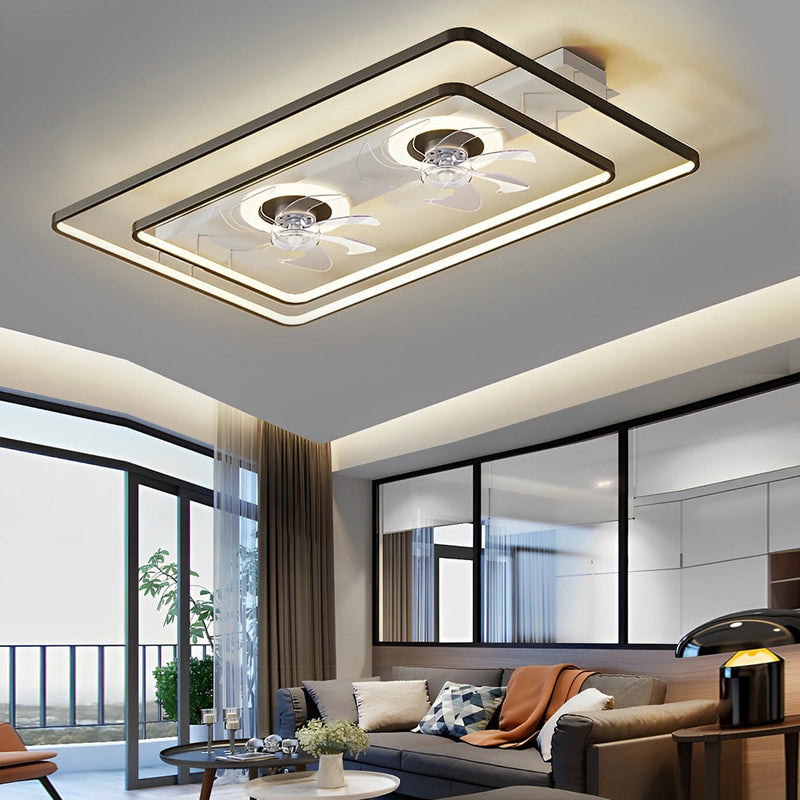 Rectangular Bladeless Ceiling Fan