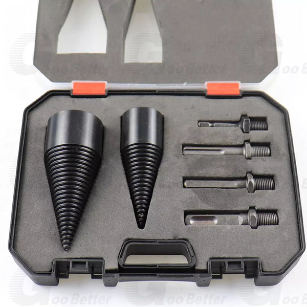 Firewood Drill Bit Effortless Wood Splitting for Power Drills