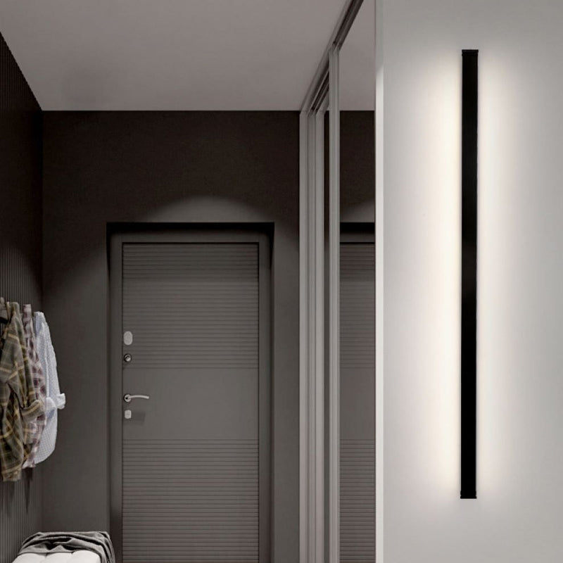 Minimalist Linear Wall Lamp with LED Atmosphere Lighting