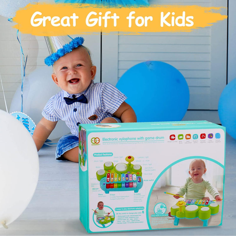 Musikspielzeug für Babys – Klaviertastatur, Xylophon, Schlagzeug