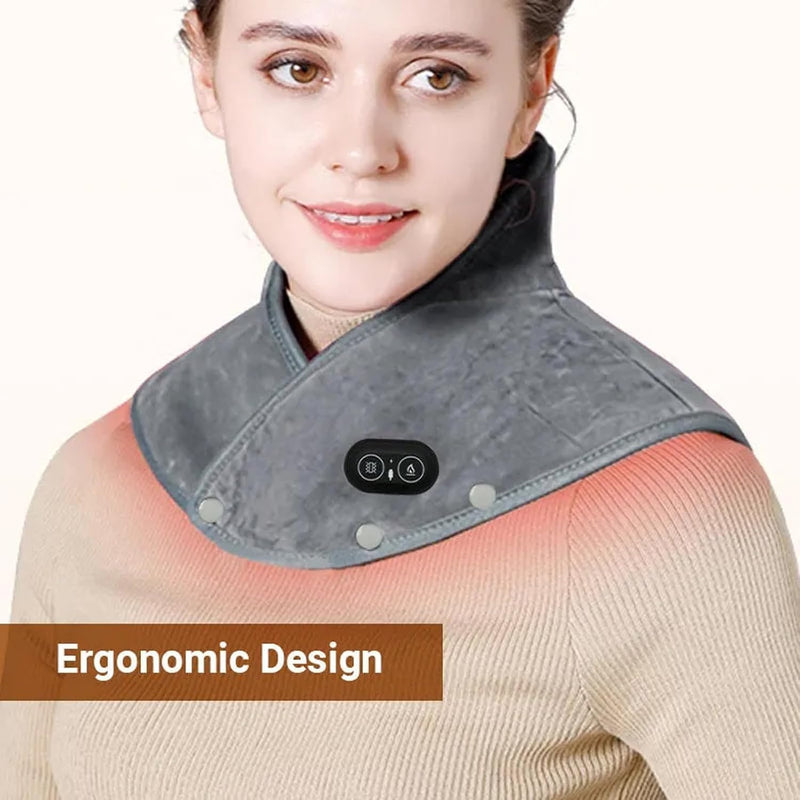 Electric Heating Pad for Neck, Shoulders & Back