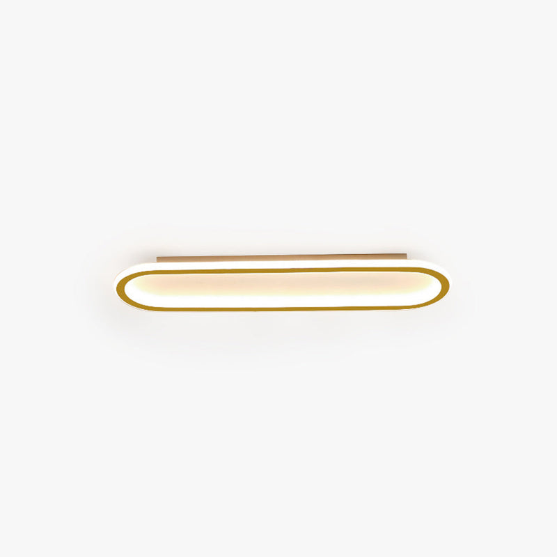Minimalist Rectangular Flush Mount Ceiling Light