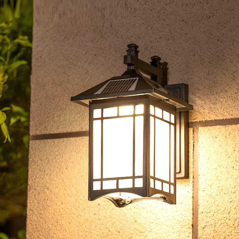 LED Retro Vintage Solar Wall Lamp