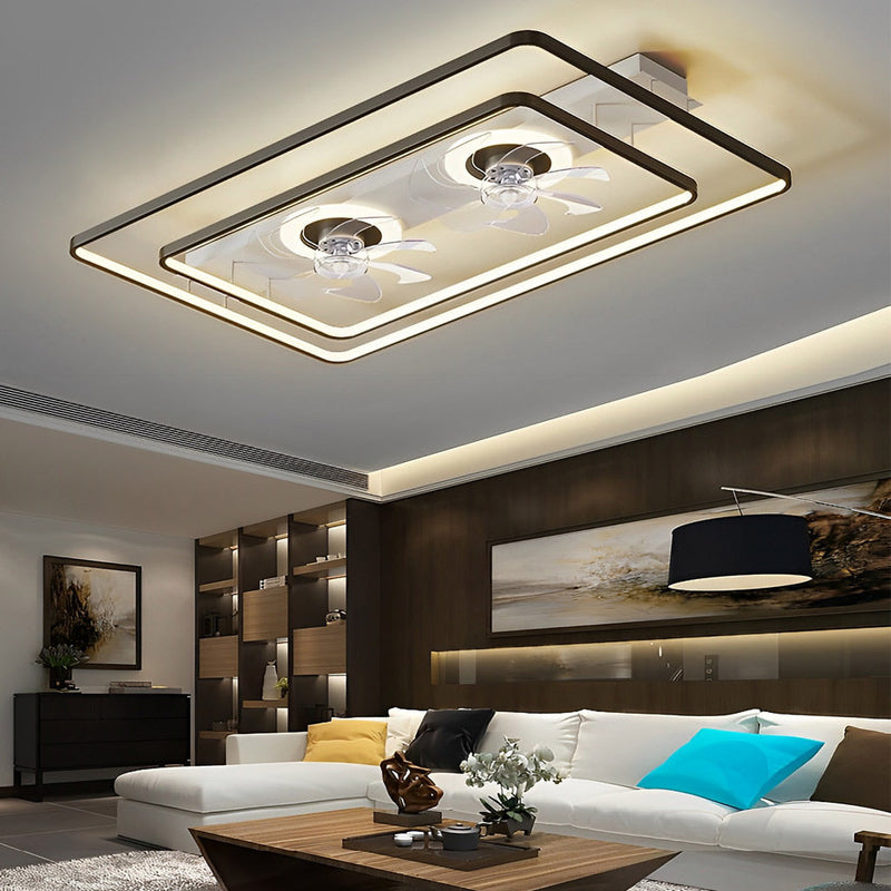 Rectangular Bladeless Ceiling Fan