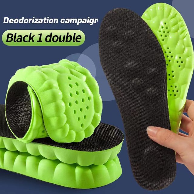 4D Latex Sport Support Insoles for Running