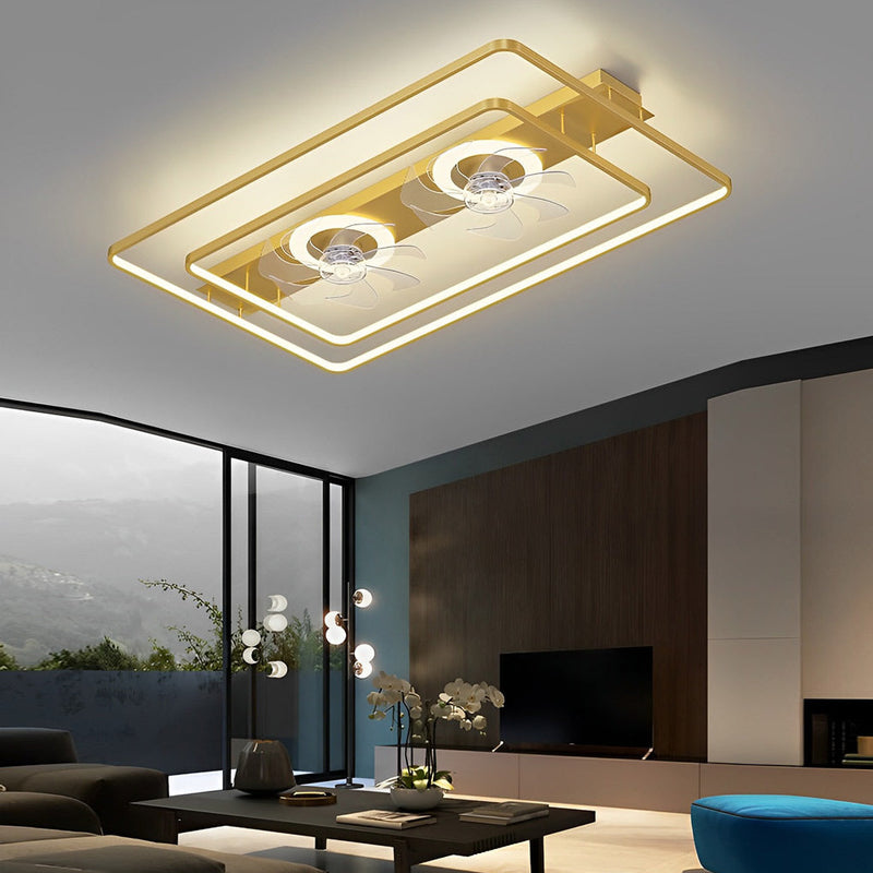 Rectangular Bladeless Ceiling Fan