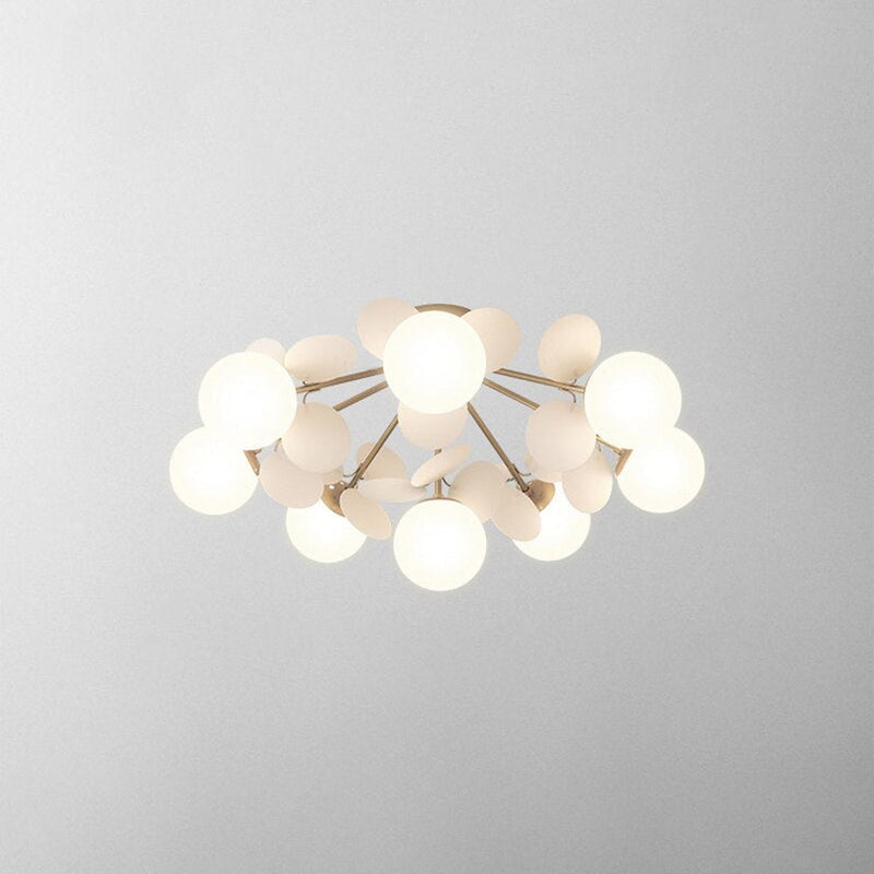 Multicolored Flower Branch Chandelier Living Room