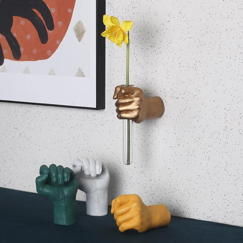 Hand Flower Wall Vase