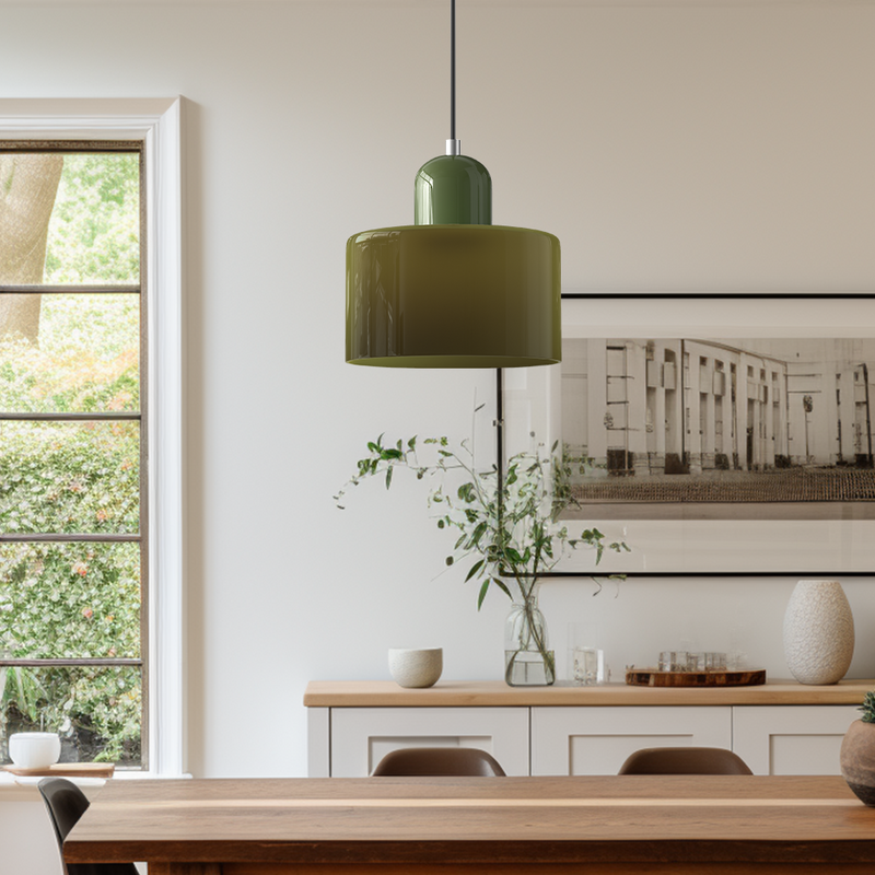 Small Glass Pendant Light