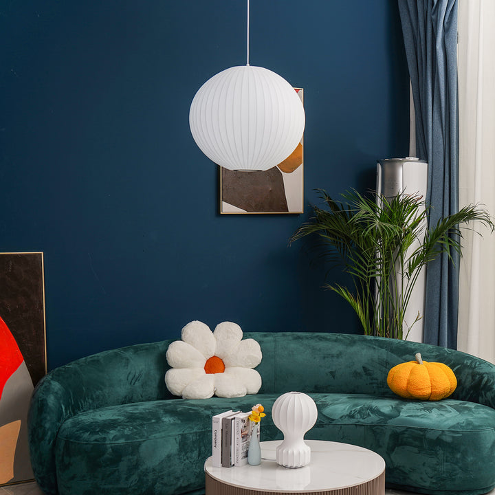 Minimalist White Bubble Hanging Pendant Light