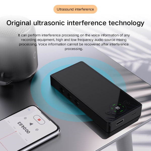 Anti-Listening Eavesdrop Audio Voice Recorder Blocker