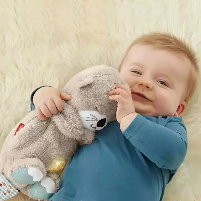 Breathing Otter Plush Soothing Musical Sleep Aid for Babies