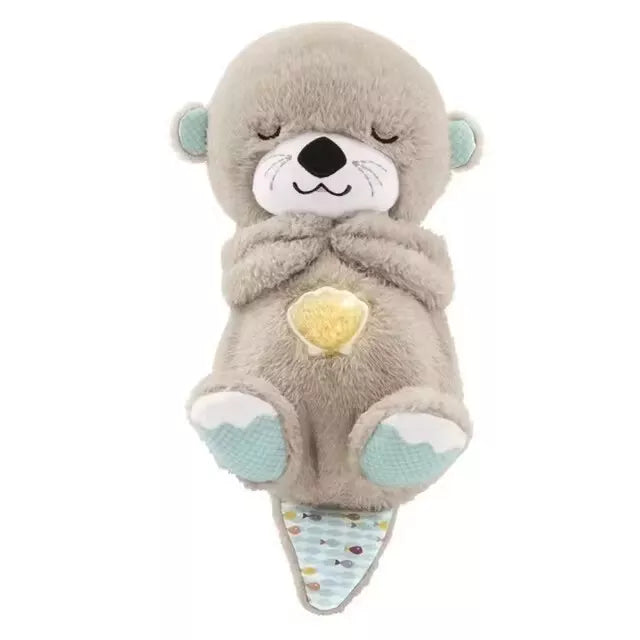 Breathing Otter Plush Soothing Musical Sleep Aid for Babies