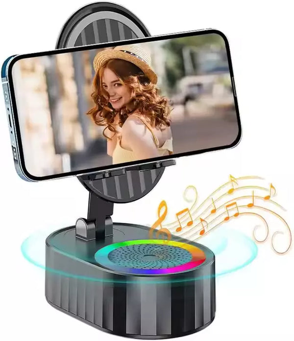5-in-1 Wireless Induction Bluetooth Speaker & Phone Holder