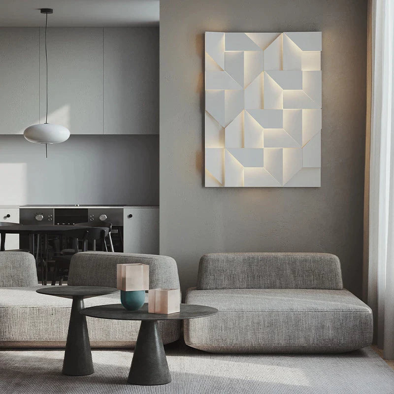 Geometric Mural Wall Lamp