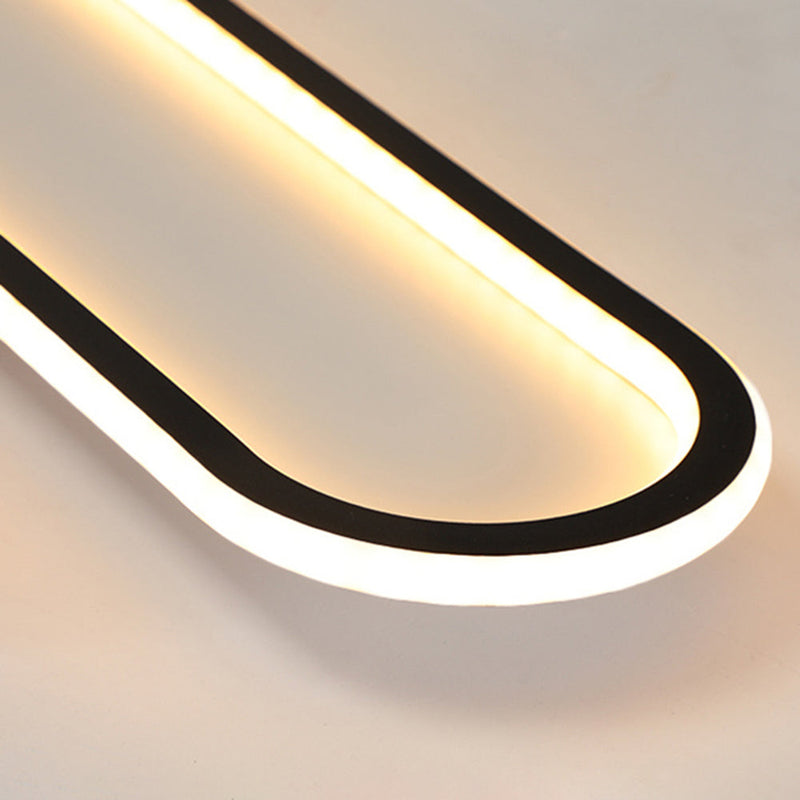 Minimalist Rectangular Flush Mount Ceiling Light