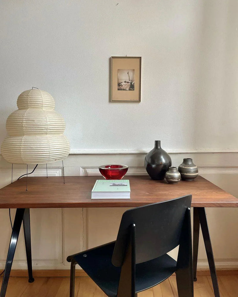 Elegant Noguchi Japanese Tower Lamp