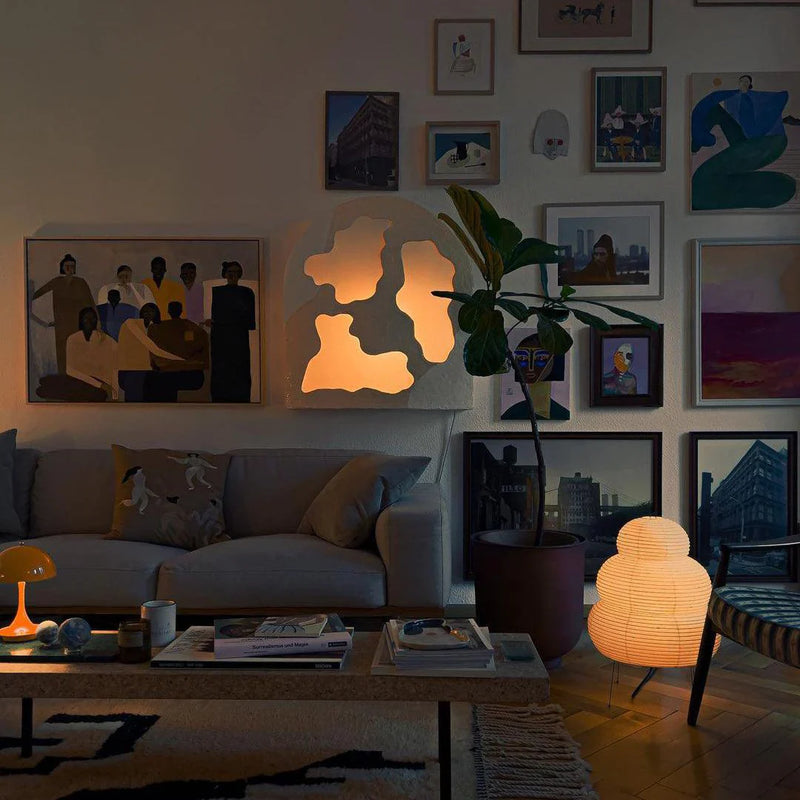 Elegant Noguchi Japanese Tower Lamp