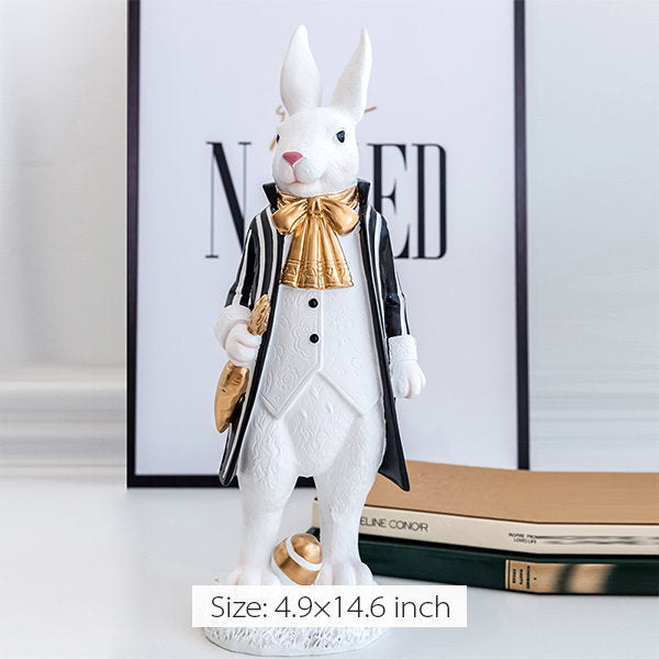 Elegant Rabbit Desktop Decor