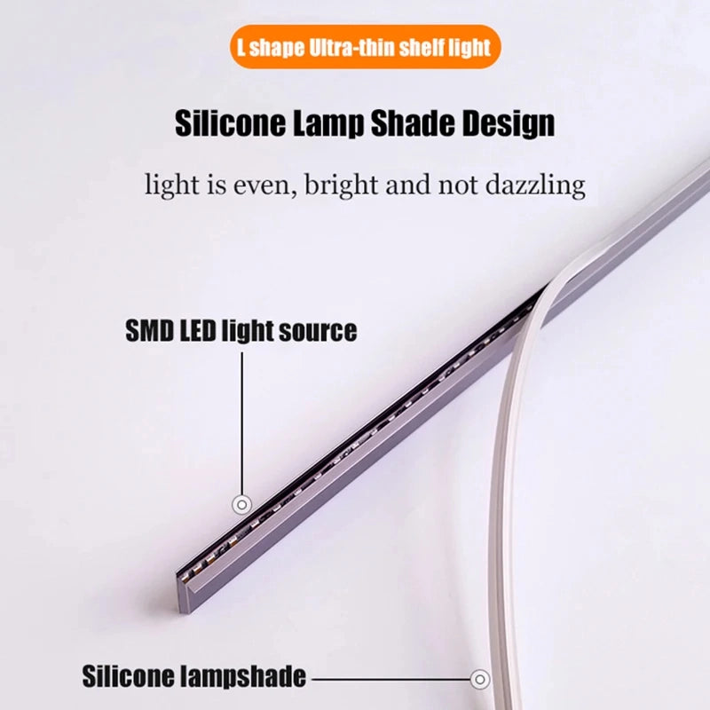Ultra-Thin LED Under Cabinet Light with Motion Sensor