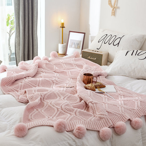 Chenille Nordic Style Blanket