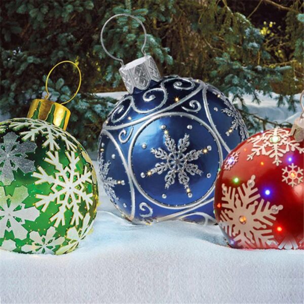 Large Christmas Decorated Ball