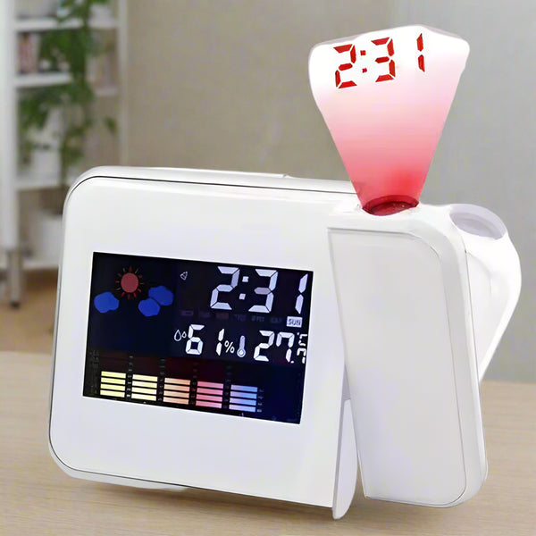 Time Projection Clock Weather & Multi-Alarm