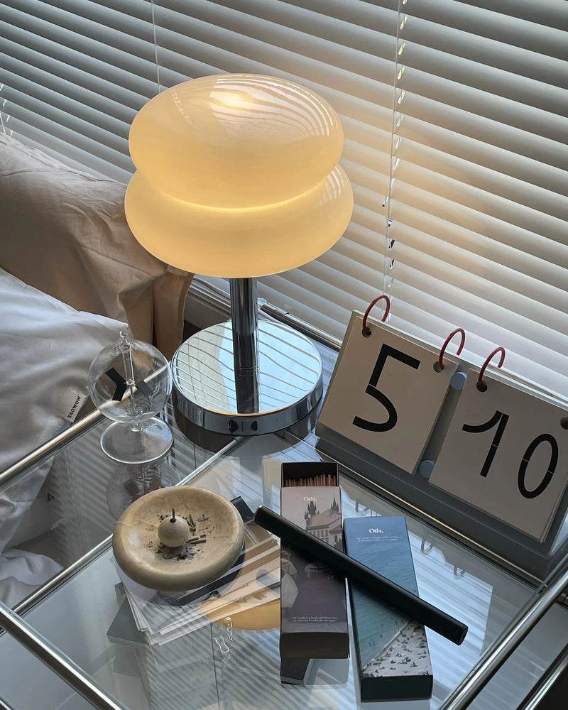 Macaroon French Design Glass Lamp