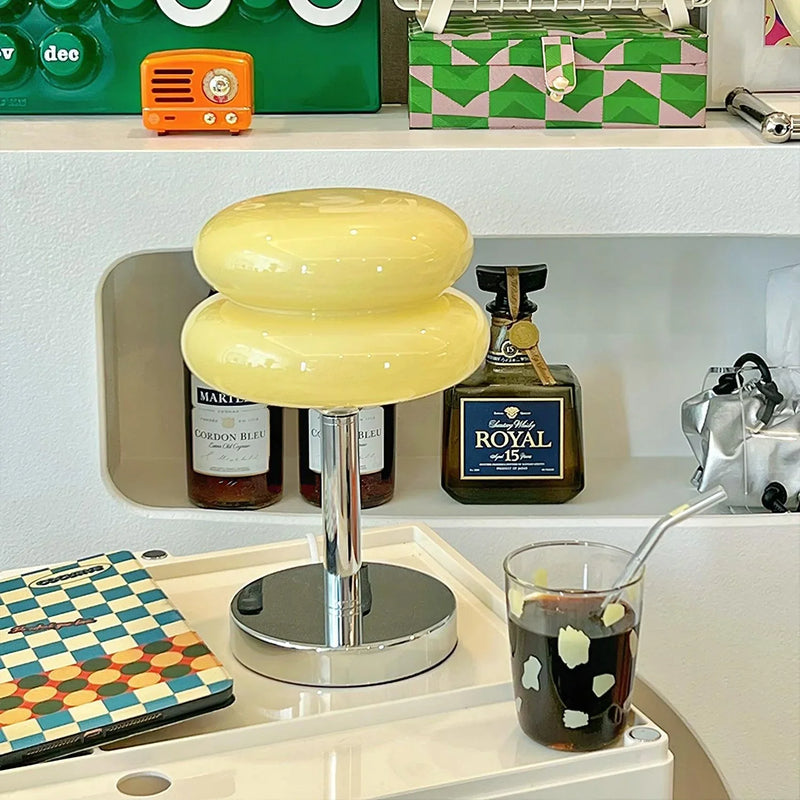 Macaroon French Design Glass Lamp