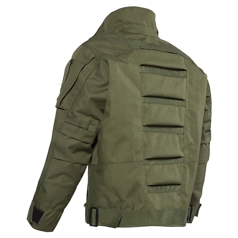Men's Windproof Tactical Cargo Jacket