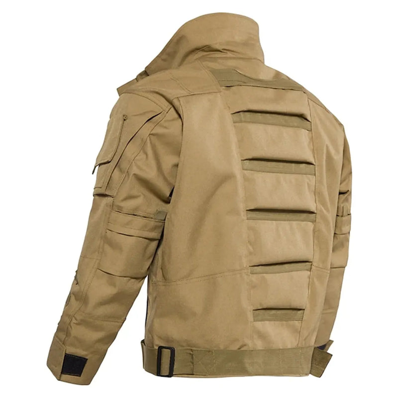 Men's Windproof Tactical Cargo Jacket