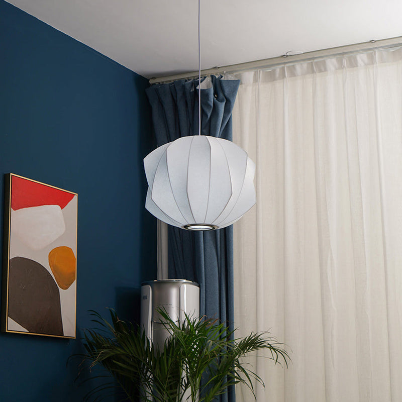 Minimalist White Bubble Hanging Pendant Light