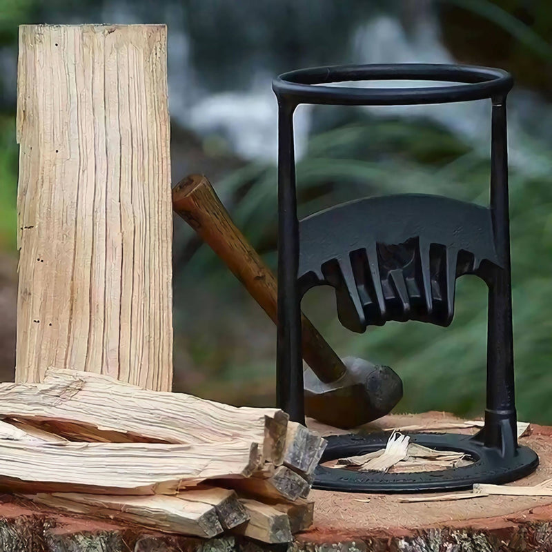 Durable Cast Iron Manual Firewood Splitter
