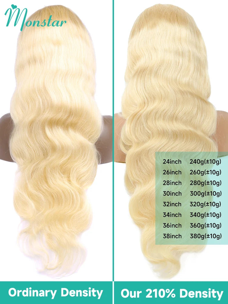 613 Honey Blonde Body Wave HD Lace Front Wig