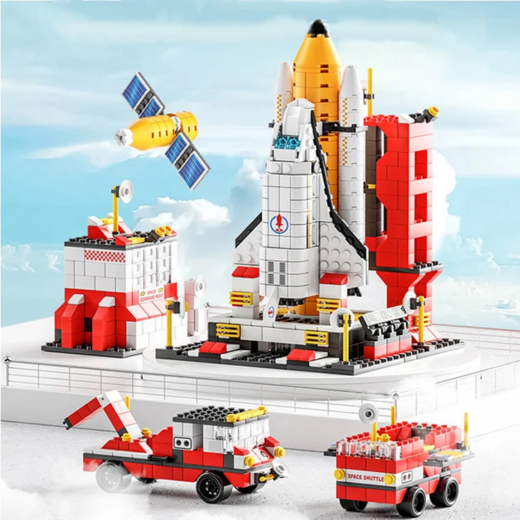 Space Shuttle & Rocket Launch Building Block Set