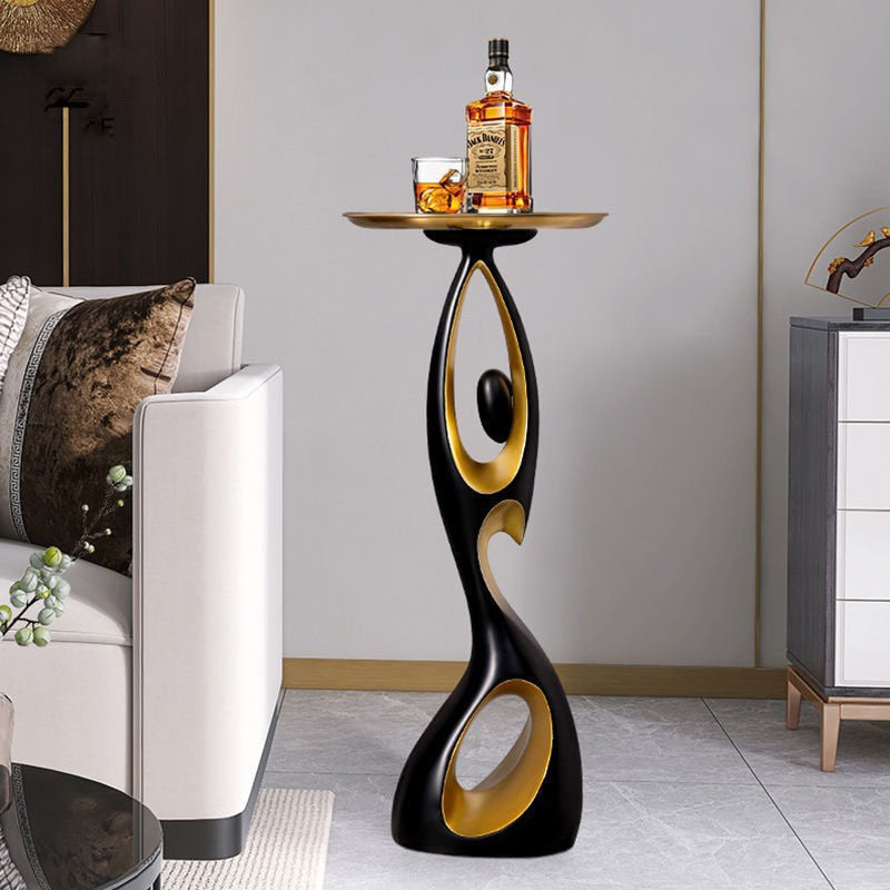 Curvy Woman Resin Sculpture Tray Table