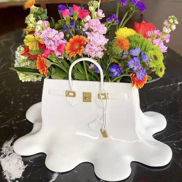 Stylish Vase Bag Sculpture