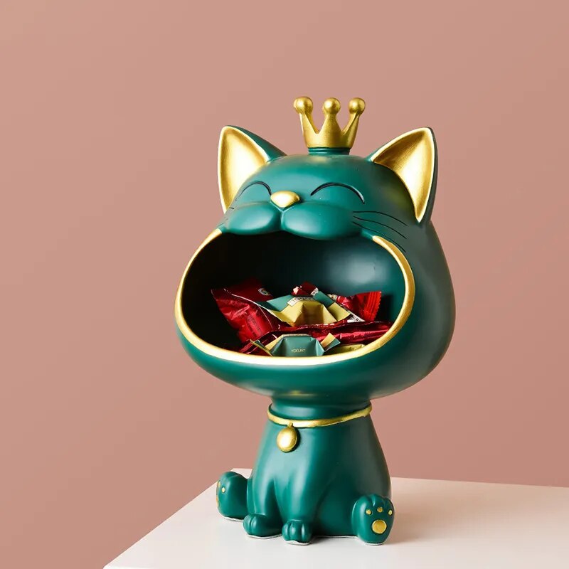 Lucky Cat Storage Bin