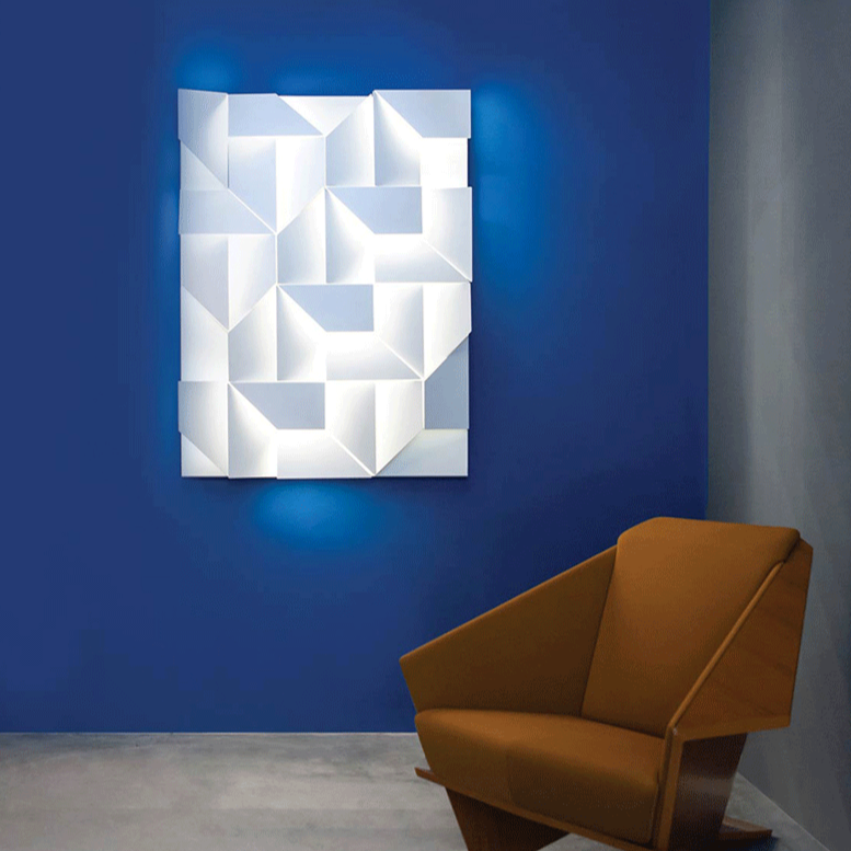 Geometric Mural Wall Lamp