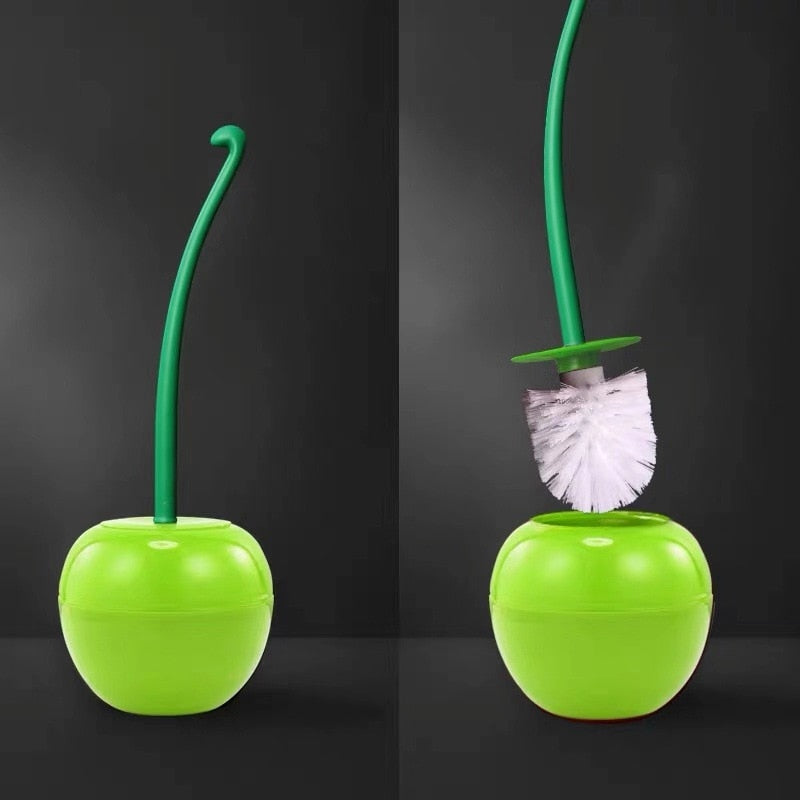Scandinavian Cherry Toilet Brush and Holder